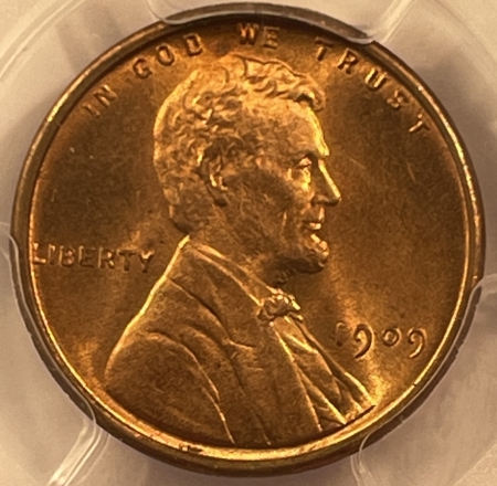 Lincoln Cents (Wheat) 1909 VDB LINCOLN CENT – PCGS MS-66 RD. FLASHY & PREMIUM QUALITY!