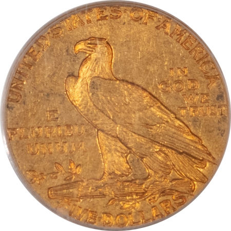 $5 1913 $5 INDIAN GOLD – PCGS AU-58