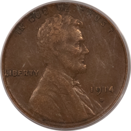 Lincoln Cents (Wheat) 1914-D LINCOLN CENT – PCGS VF-35