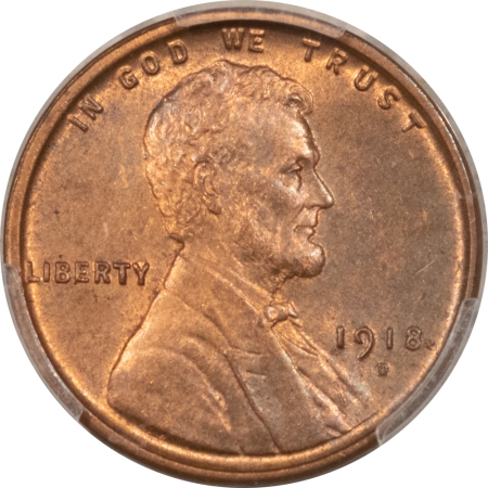New Store Items 1918-D LINCOLN CENT – PCGS MS-64 RB