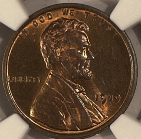 New Store Items 1919 LINCOLN CENT – NGC MS-63 RB