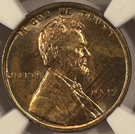Lincoln Cents (Wheat) 1927 LINCOLN CENT – NGC MS-64 RB