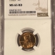 Lincoln Cents (Wheat) 1927 LINCOLN CENT – NGC MS-64 RB