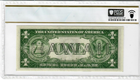 New Certified Coins 1935-A $1 HAWAII SILVER CERTIFICATE WWII EMERGENCY, FR-2300 PCGS 65 PPQ GEM UNC