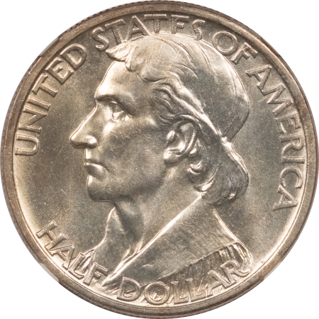New Certified Coins 1935-S BOONE COMMEMORATIVE HALF DOLLAR – NGC MS-64, FLASHY!