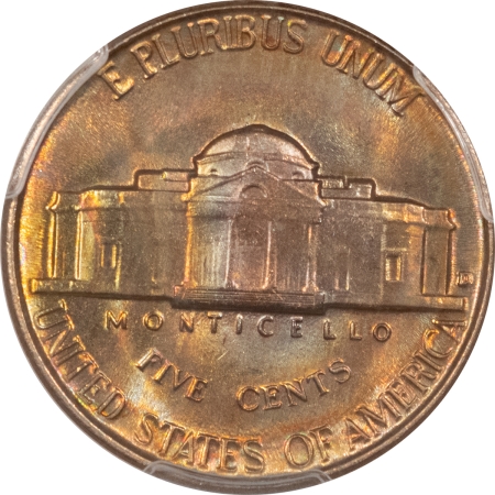 New Store Items 1948-D JEFFERSON NICKEL – PCGS MS-67, SUPERB WITH WOW COLOR!