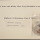 Exonumia DISNEY .999 SILVER ROUND – 2003 “MICKEY’S CHRISTMAS CAROL,1983” PROOF/ ORG CARD!