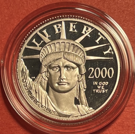 American Platinum Eagles 2000-W $50 1/2 OZ AMERICAN PLATINUM EAGLE, GEM PROOF IN US MINT PACKAGING