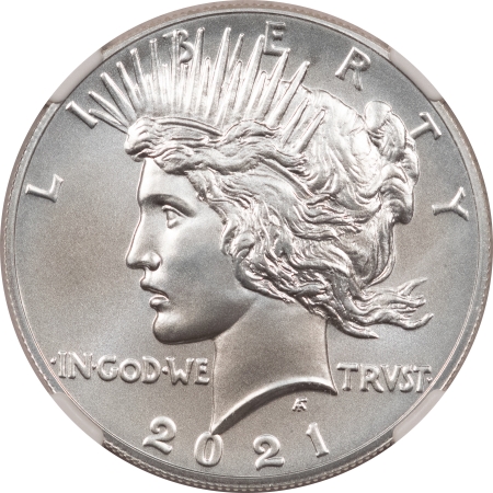 New Store Items 2021 PEACE DOLLAR, HIGH RELIEF – NGC MS-69, 100TH ANNIVERSARY!