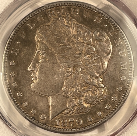 Morgan Dollars 1879-S MORGAN DOLLAR, REVERSE OF 1878 – PCGS XF-40, NICE ORIGINAL