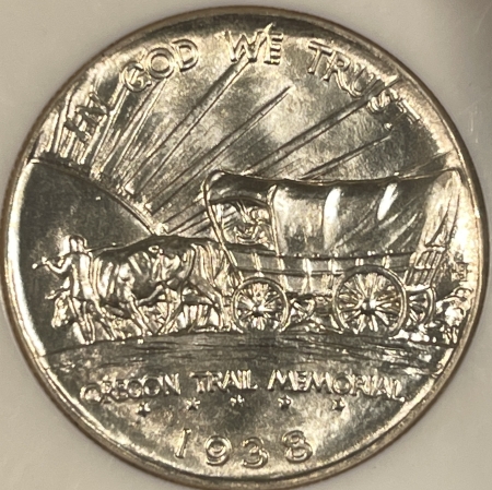 CAC Approved Coins 1938-D OREGON COMMEMORATIVE HALF DOLLAR – NGC MS-66, BLAST WHITE, PQ & CAC!