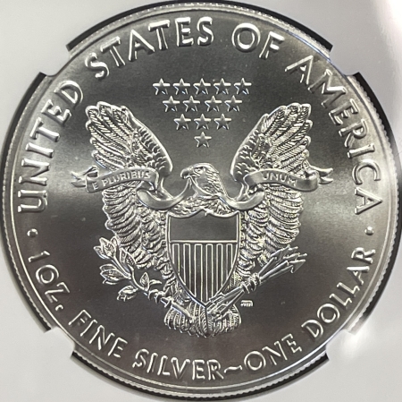 American Silver Eagles 2021 TYPE 1 1 OZ AMERICAN SILVER EAGLE NGC MS-69 BROWN LABEL