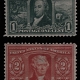U.S. Stamps SCOTT #326-7, 5c BLUE & 10c RED-BROWN; MDOG, HR (BOTH), THINS (#327) – CAT $195