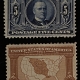 U.S. Stamps SCOTT #323-324 1c GREEN, MOG & abt VF, 2c CARMINE, MOG, SOILED & FAULTY-CAT $45