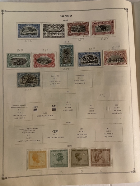 U.S. Stamps SCOTT INTERNATIONAL ALBUM, 10000+ USED SINGLES, HINGED/PAGES-HUGE CAT $10000+!