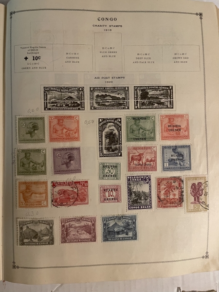 U.S. Stamps SCOTT INTERNATIONAL ALBUM, 10000+ USED SINGLES, HINGED/PAGES-HUGE CAT $10000+!