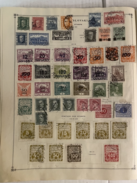U.S. Stamps SCOTT INTERNATIONAL ALBUM, 10000+ USED SINGLES, HINGED/PAGES-HUGE CAT $10000+!