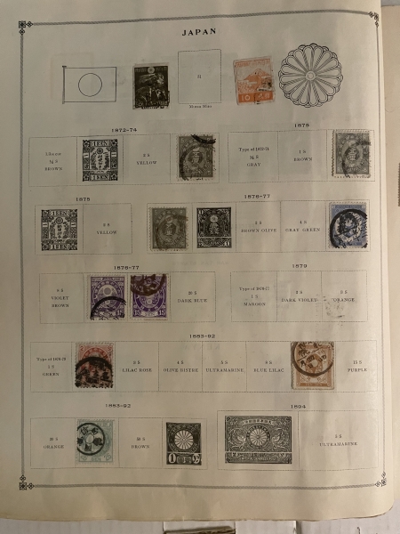 U.S. Stamps SCOTT INTERNATIONAL ALBUM, 10000+ USED SINGLES, HINGED/PAGES-HUGE CAT $10000+!