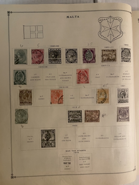 U.S. Stamps SCOTT INTERNATIONAL ALBUM, 10000+ USED SINGLES, HINGED/PAGES-HUGE CAT $10000+!