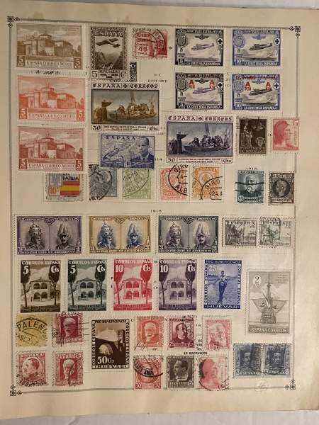 U.S. Stamps SCOTT INTERNATIONAL ALBUM, 10000+ USED SINGLES, HINGED/PAGES-HUGE CAT $10000+!