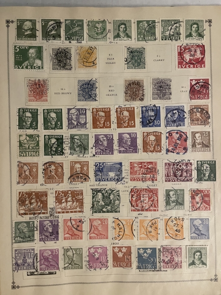 U.S. Stamps SCOTT INTERNATIONAL ALBUM, 10000+ USED SINGLES, HINGED/PAGES-HUGE CAT $10000+!