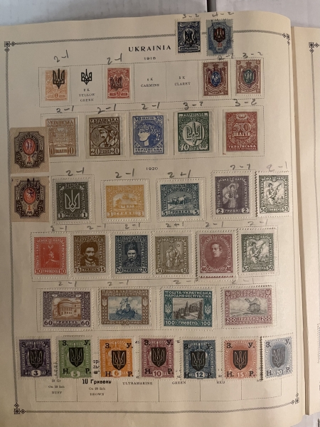 U.S. Stamps SCOTT INTERNATIONAL ALBUM, 10000+ USED SINGLES, HINGED/PAGES-HUGE CAT $10000+!