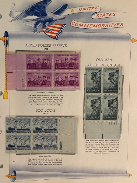 U.S. Stamps TWO PARTIAL COLLECTIONS OF MINT STAMPS & MINT BLOCKS/PLATEBLOCKS – CATALOG $500+