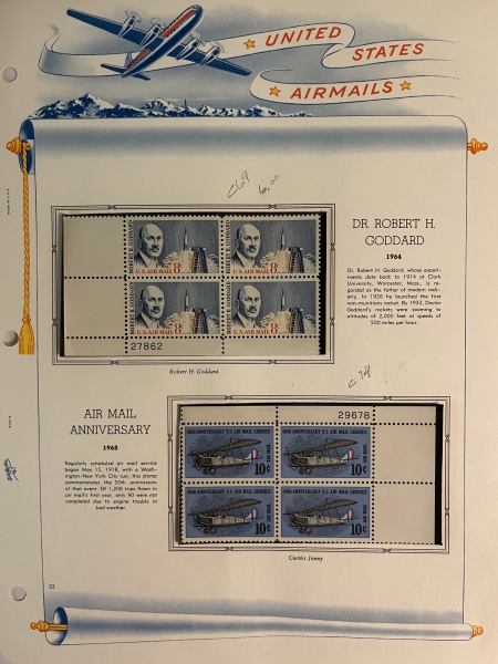 U.S. Stamps TWO PARTIAL COLLECTIONS OF MINT STAMPS & MINT BLOCKS/PLATEBLOCKS – CATALOG $500+