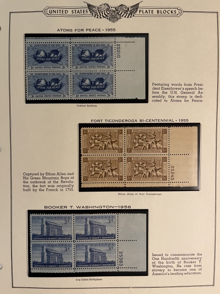 U.S. Stamps TWO PARTIAL COLLECTIONS OF MINT STAMPS & MINT BLOCKS/PLATEBLOCKS – CATALOG $500+