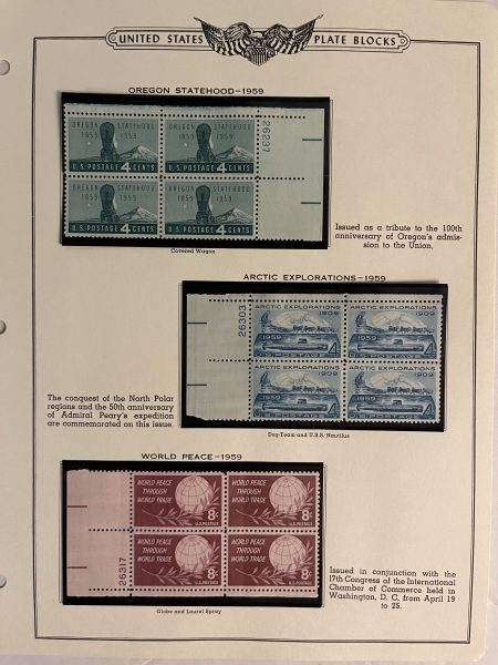 U.S. Stamps TWO PARTIAL COLLECTIONS OF MINT STAMPS & MINT BLOCKS/PLATEBLOCKS – CATALOG $500+