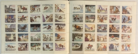 U.S. Stamps THUNDER BEFORE LIGHTNING “HISTORY OF THE PONY EXPRESS” BY ALBERTO VARGAS