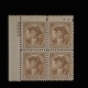 Postage SCOTT #383, 1c, GREEN, SLWM, MOG-NH, VF+, LINE BLOCK OF 6 – CATALOG VALUE $30