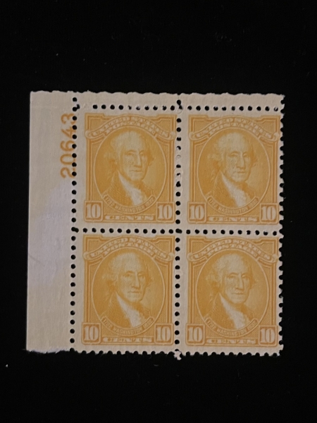 U.S. Stamps SCOTT #715, 10c, ORANGE-YELLOW, MOG-NH, FINE – CATALOG VALUE $110