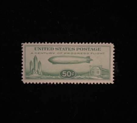 U.S. Stamps SCOTT #C-18, 50c, VERY FINE, MOG-H – CATALOG VALUE $45