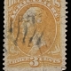 U.S. Stamps SCOTT #O-108 3c POST OFFICE, MOG, HH W/ THIN-CATALOG $30