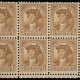 U.S. Stamps SCOTT #711, 6c, ORANGE, MOG-NH, VF PLATE BLOCK – CATALOG VALUE $70