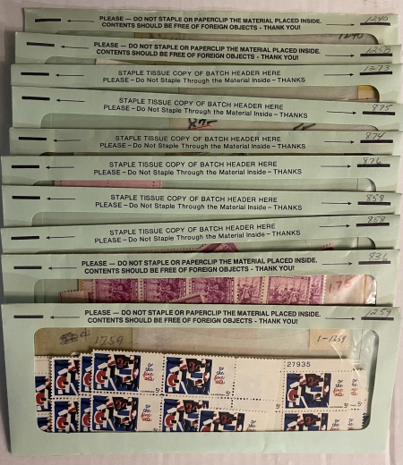 U.S. Stamps MASSIVE LOT OF MOG-NH SINGLES, MULTIPLES OF BLOCKS & PLATE BLOCKS, CATALOG $5000