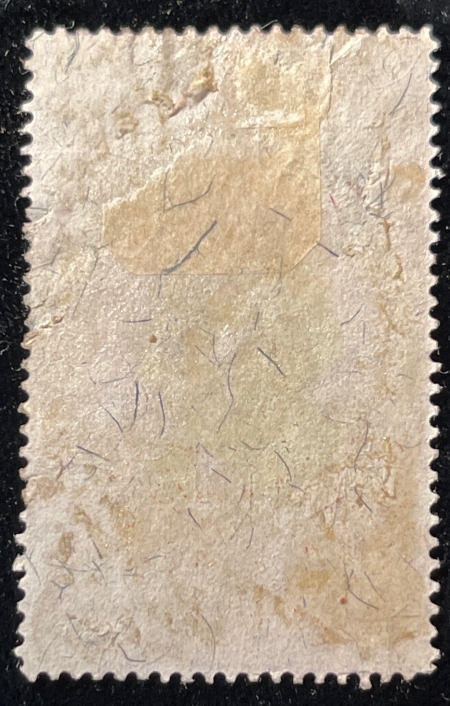 U.S. Stamps SCOTT R-146 $2.50 REVENUE CLARET & BLACK USED F/VF CENTERING THIN SPOTS CAT-$110