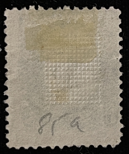 New Store Items SCOTT #86 1C FRANKLIN BLUE, E GRILL, 11X13 MM, USED, AVG CENTERING, CAT – $450