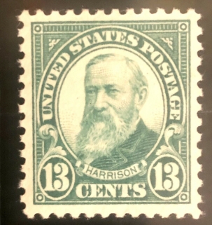 U.S. Stamps SCOTT #622 13c GREEN, XF, MOG, NH, CAT $19, PO FRESH-APS MEMBER
