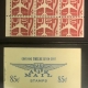 U.S. Stamps SCOTT #C51a 7c BLUE BOOKLET PANES + UNEXPLODED BOOKLET, VF, MOG, NH – APS MEMBER