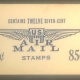 U.S. Stamps SCOTT #BKC21 BOOKLET OF C72c 11c, #C79a 13c BOOKLET PANE & C36a 25c PLATE BLOCK