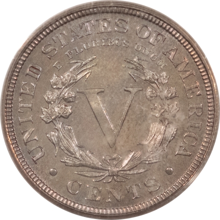 Liberty Nickels 1886 LIBERTY NICKEL, PCGS PR-65, PRETTY ORIGINAL GEM, PASTEL PATINA-OLDER HOLDER