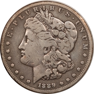 New Store Items KEY-DATE 1889-CC MORGAN DOLLAR, CIRCULATED EXAMPLE W/ NICE DETAIL!