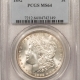 Dollars 1894-O MORGAN DOLLAR, NGC MS-60, FRESH & WHITE W/ BETTER-THAN-AVERAGE STRIKE!