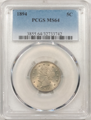 Liberty Nickels 1894 LIBERTY NICKEL – PCGS MS-64
