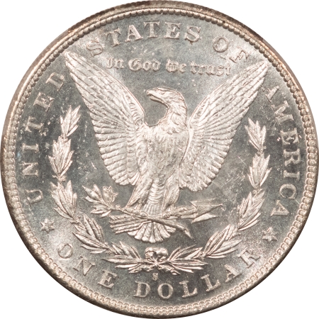 Dollars 1898-S MORGAN DOLLAR, PCGS MS-63 PL, A SCARCE PL DATE & VIRTUALLY DMPL!