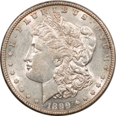 Morgan Dollars 1899 MORGAN DOLLAR, FLASHY AU+ EXAMPLE, ORIGINAL & EYE APPEALING