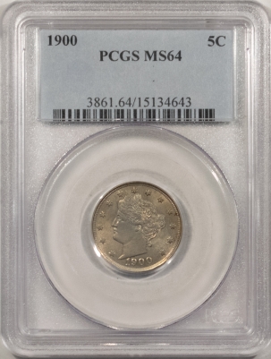 Liberty Nickels 1900 LIBERTY NICKEL – PCGS MS-64