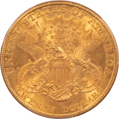 New Store Items 1904-S $20 LIBERTY GOLD DOUBLE EAGLE PCGS MS-62, LUSTROUS & PRETTY!
